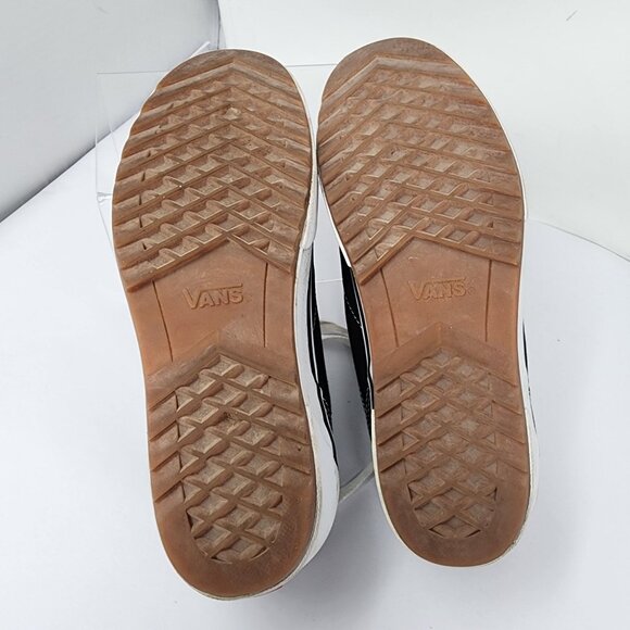 Vans Womens Size 8 Seldan Platform Low-Top Black Canvas Sneakers - Picture 11 of 12